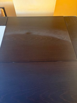 Mesa de Comedor Extensible Wengué +4 Sillas Butaca
