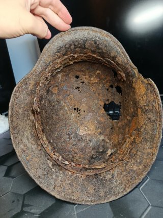 Casco alemán SS doble calcomanía