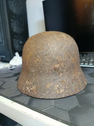 Casco alemán SS doble calcomanía