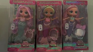 3 Muñecas LOL Tweens Mermaids
