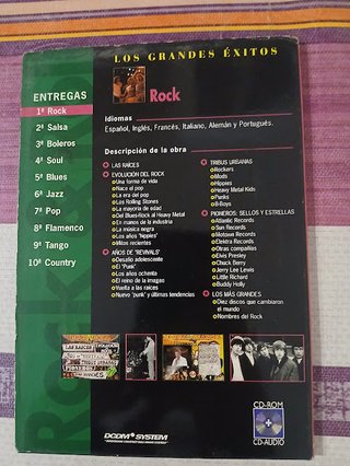 Lote 5 CD-ROM+CD Grandes Éxitos de la música