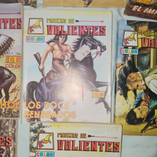 Antiguas novelas/tebeos valientes