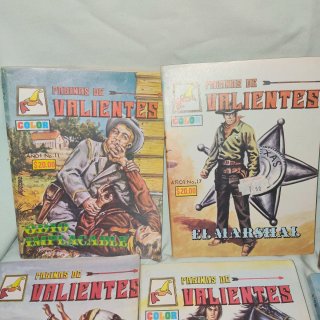 Antiguas novelas/tebeos valientes