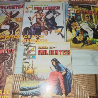 Antiguas novelas/tebeos valientes
