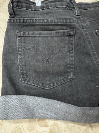Shorts vaqueros Levi’s Girlfriend grises talla 12