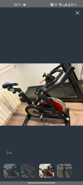 Bicicleta Spinning Kettler Speed Pro