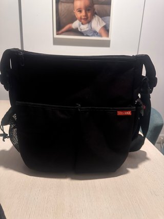 Bolso Skip Hop Negro para Carrito Bebé