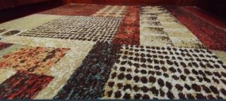 Alfombra Pasillo Lana Multicolor