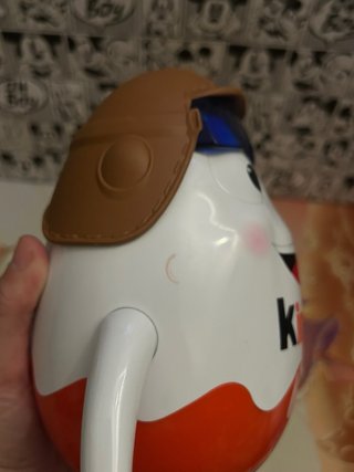 Muñeco Huevo Kinderino Aviador Grande (Kinder)