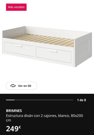 Cama BRIMNES Ikea