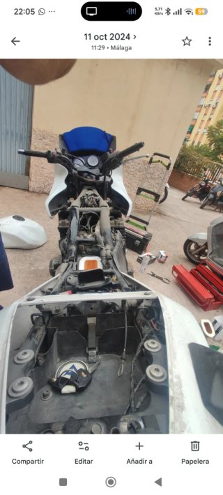 Kawasaki Z750S 2006 Blanca