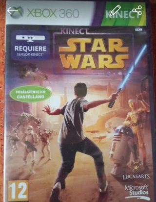 Kinect Xbox 360 y 4 juegos (Star wars precintado)