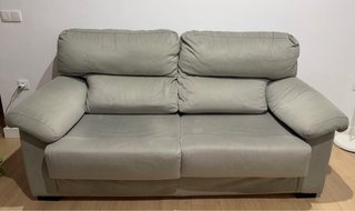 Sofá de 2 plazas gris