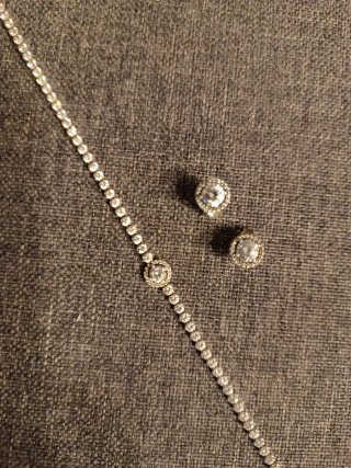 Conjunto Pandora Pulsera y Pendientes