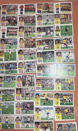 LOTE +215 CROMOS LIGA ESTE 82-83 RECUPERADOS