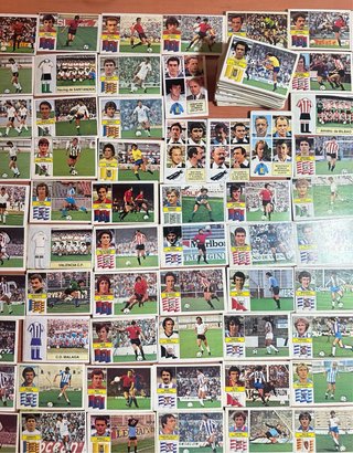 LOTE +215 CROMOS LIGA ESTE 82-83 RECUPERADOS