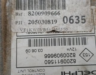 Renault 455470 centralita motor 8200909666 kangoo