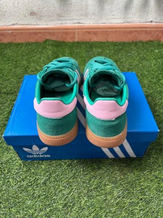 Zapatillas Adidas Handball Spezial Verde y Rosa