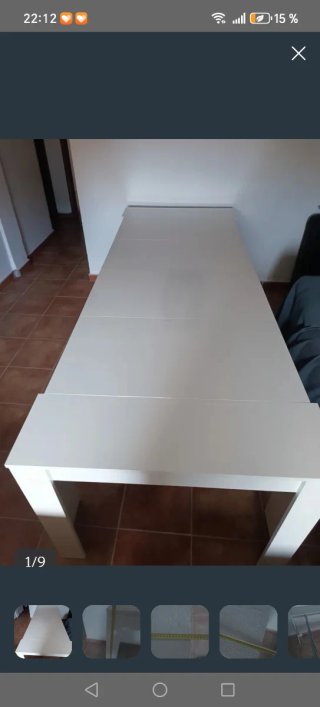 Mesa Comedor Extensible Blanca Leroy Merlin