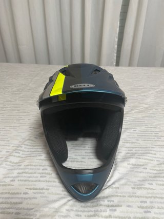 BELL SANCTION  BMX/MTB-AZUL+ AMARILLO+ FUNDA