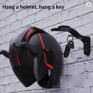 Supporto a parete per casco moto