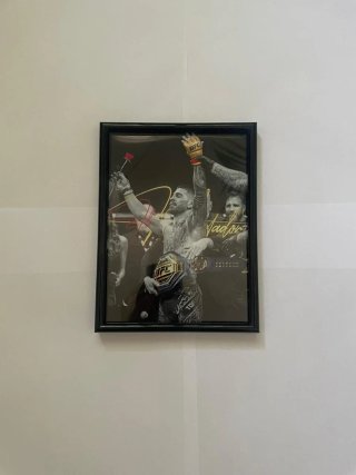 Cuadro UFC Ilia Topuria Marco 15 x 20 cm