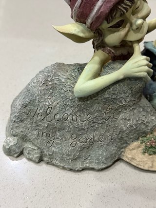 Figura Folletto Benvenuto nel mio giardino