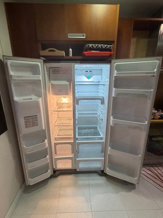 Nevera Americana LG Acero Inoxidable agua+hielo