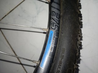 Rueda trasera para bicicleta disco de freno 27.5
