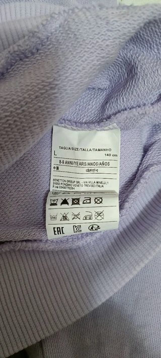 Pack 3 sudaderas Benetton 7-9 años