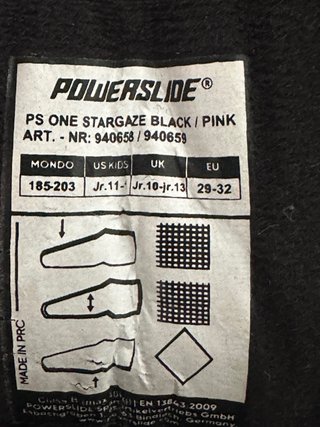 Pattini inline rosa Powerslide per bambina