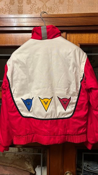 Chaqueta Dainese Eddie Lawson 80s Roja