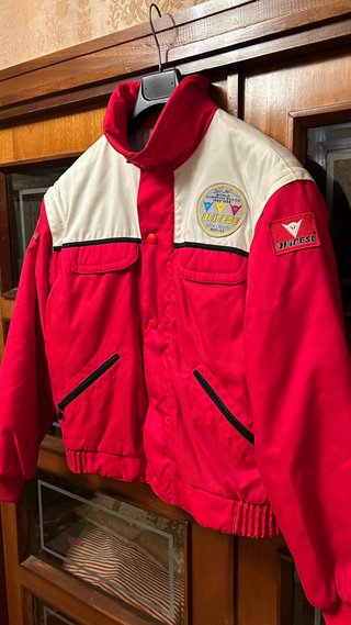 Chaqueta Dainese Eddie Lawson 80s Roja