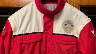 Chaqueta Dainese Eddie Lawson 80s Roja
