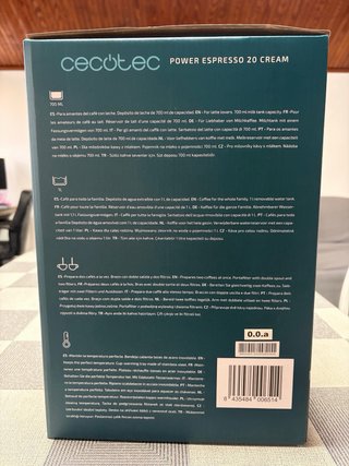 Cecotec Power Espresso 20 Cream Macchina Caffè