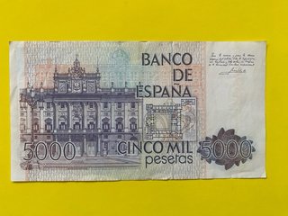 Billete 5000 pesetas Banco de España 1979