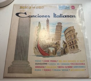 Disco de Oro: Canciones Italianas LP Vinilo