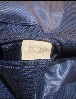 Giacca uomo blu taglia 54