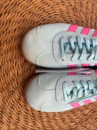 Zapatillas Adidas Gazelle Rosa y Turquesa