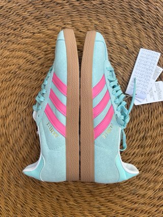 Zapatillas Adidas Gazelle Rosa y Turquesa