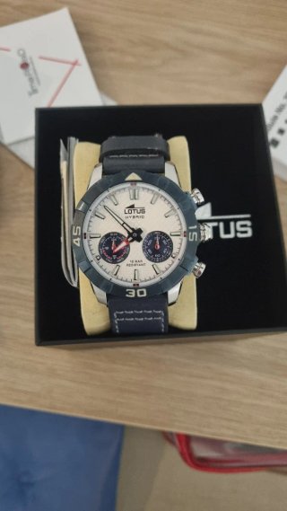 Reloj Lotus Hybrid Azul y Blanco