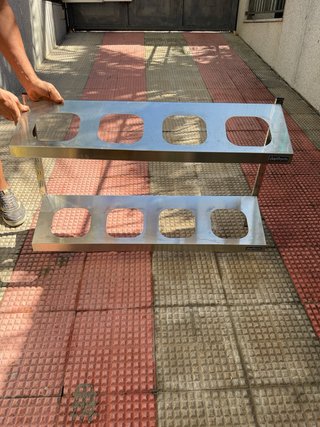 Baldas inclinadas Gastronorm para cubetas