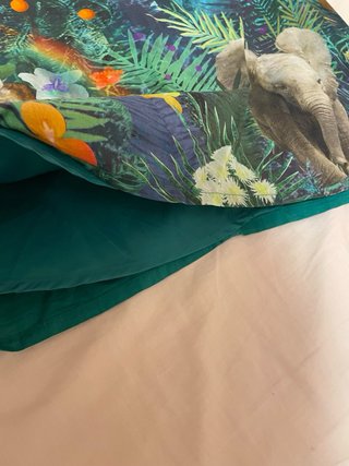 Vestido infantil selva animales. Talla 7-8