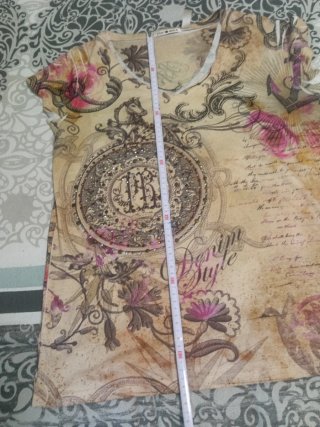 Maglietta con stampa vintage brillante Punto Roma