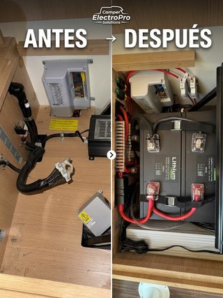 Instalación eléctrica para autocaravana y camper.