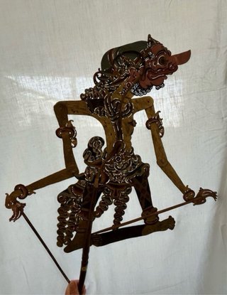Marioneta de sombra Wayang Kulit Tradicional
