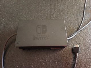 Nintendo Switch con vari giochi
