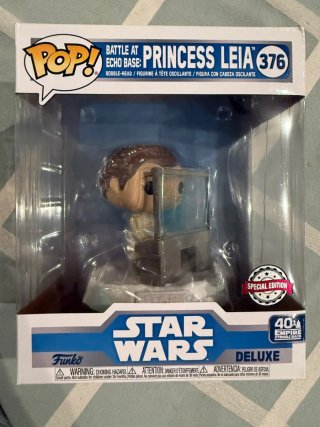 Funko Pop Princes Leia 376 Deluxe Edición Especial