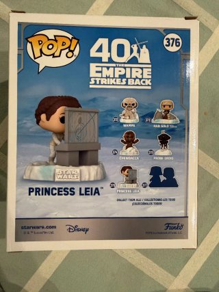 Funko Pop Princes Leia 376 Deluxe Edición Especial