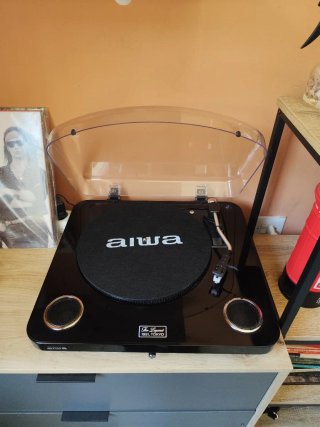 Tocadiscos Aiwa Negro